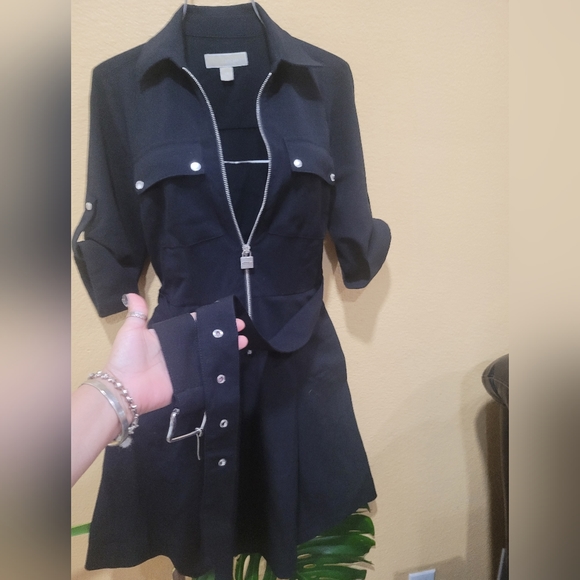 MICHAEL MICHAEL KORS zip-front shirt dress - Picture 8 of 11